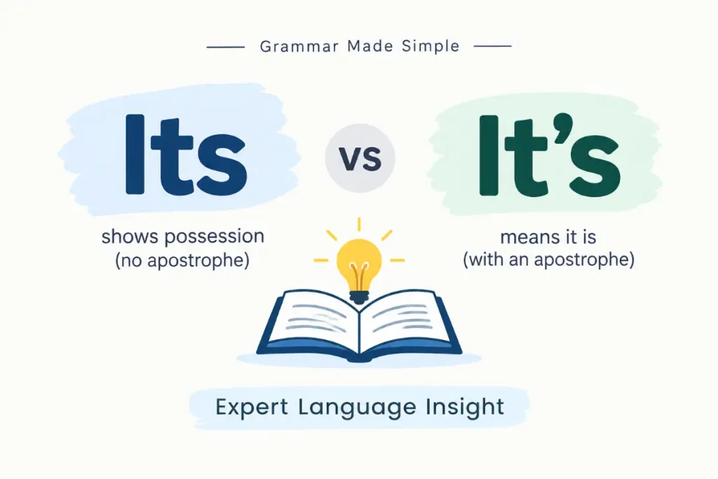 Its vs It’s explained with expert language insight for clear grammar and usage.