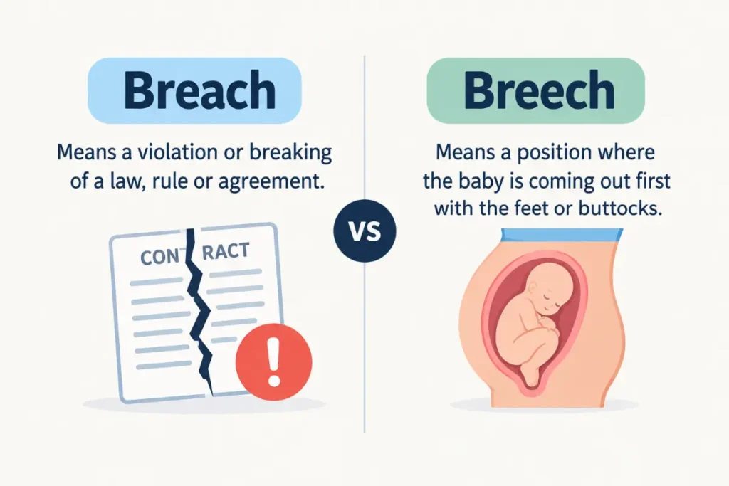 Breach vs breech: Meaning and Correct Usage (2026 Guide)