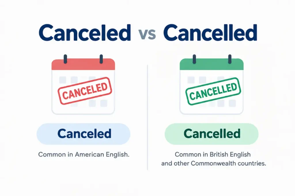 Canceled vs cancelled: Which Spelling Is Correct? (2026)