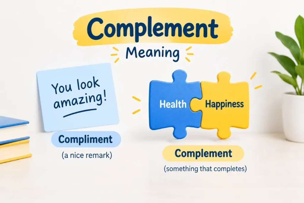 Compliment vs Complement: a clear guide to Complement Meaning