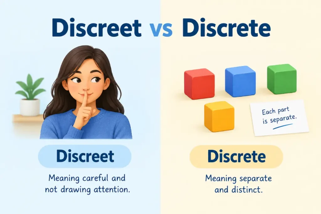 Discreet vs Discrete: What's the Difference? (2026 Guide)