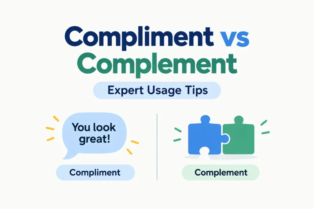 Compliment vs Complement usage tips explained with clear examples for expert grammar guidance.