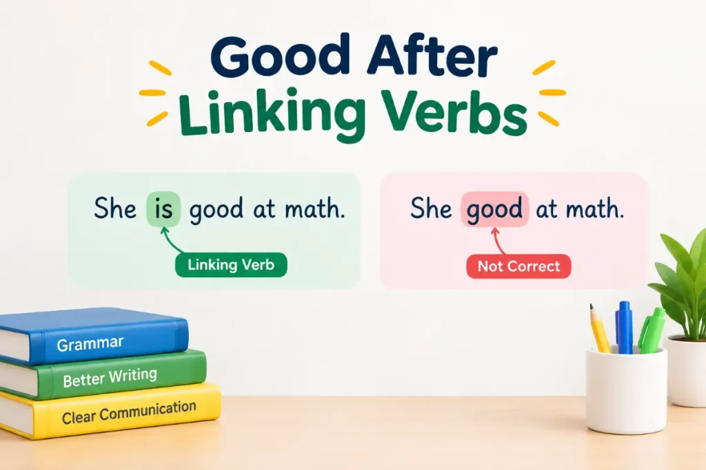Good vs Well: understanding Good After Linking Verbs.