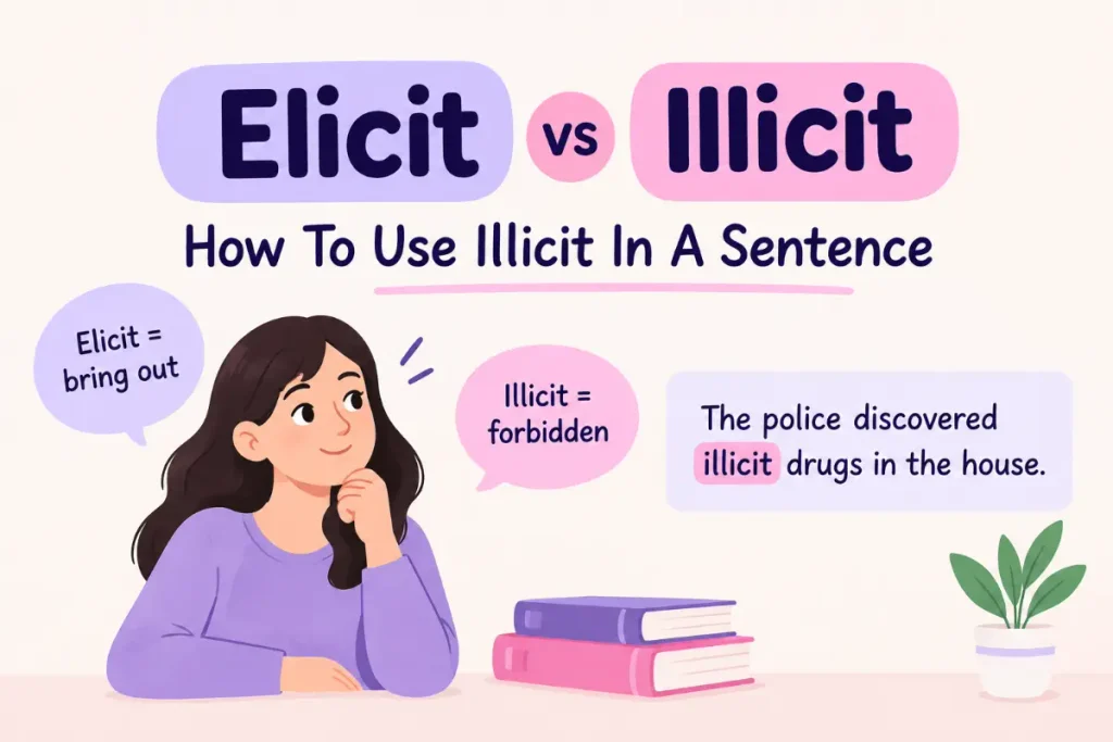 Elicit vs Illicit: How to Use Illicit in a Sentence.