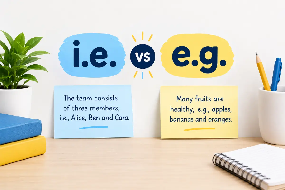 i.e. vs e.g. 9 Key Differences You Need to Know (2026)