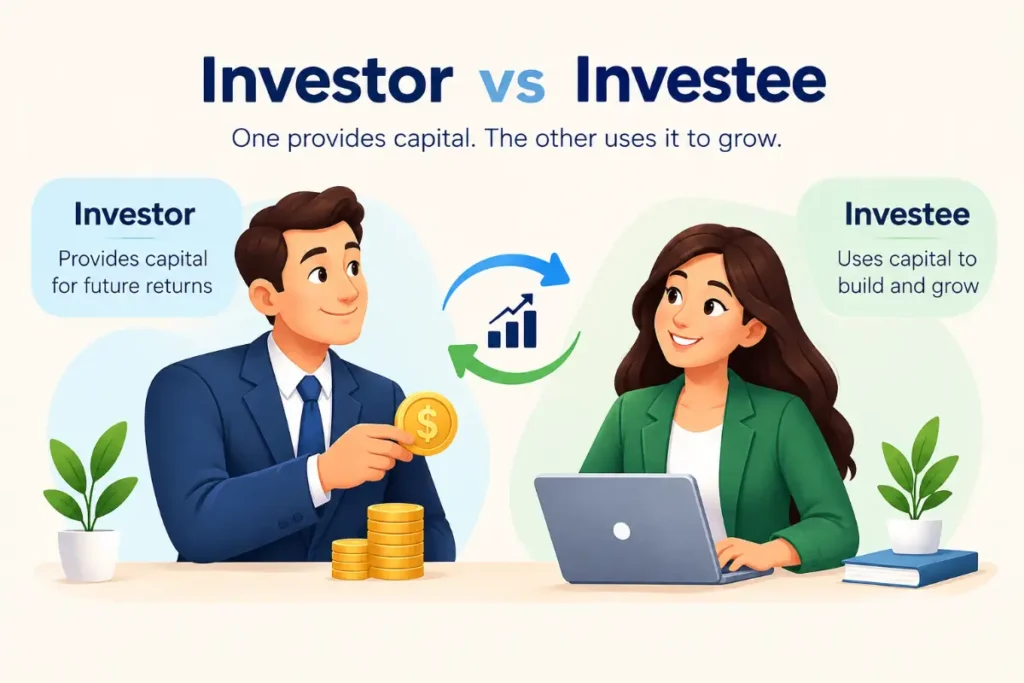 Investor vs Investee: 5 Key Differences Explained (2026)