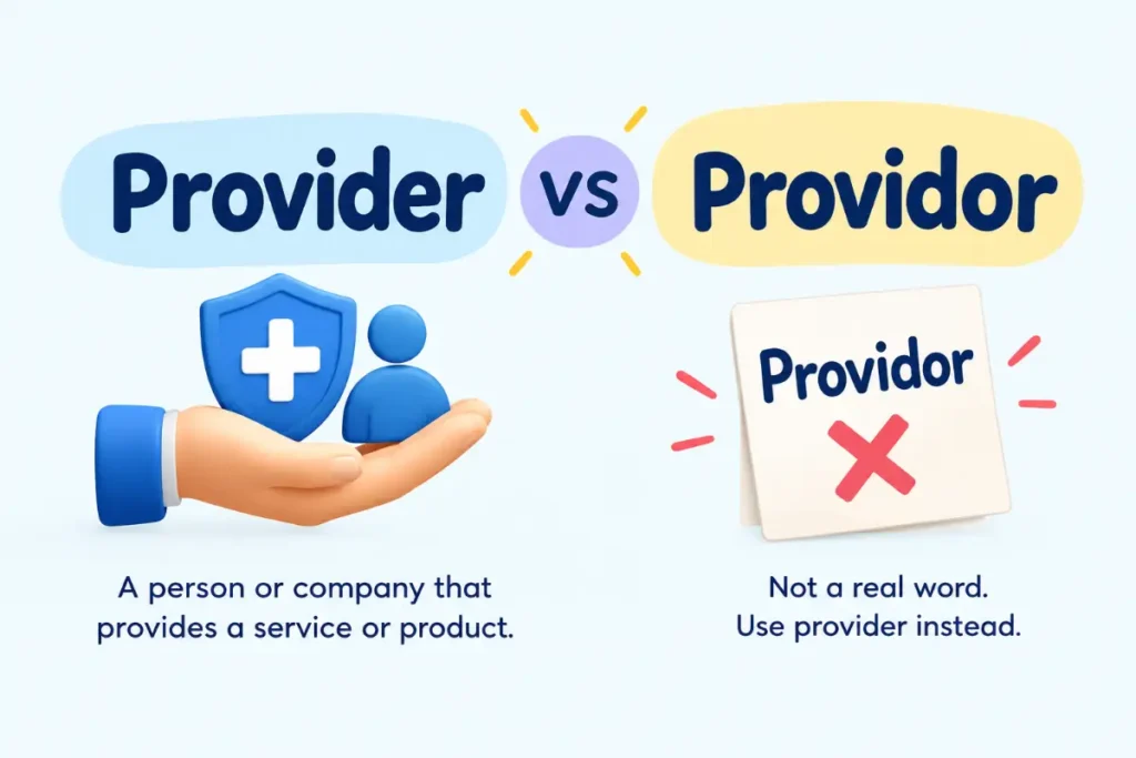 Provider vs Providor: 5 Key Differences Explained (2026 Guide)