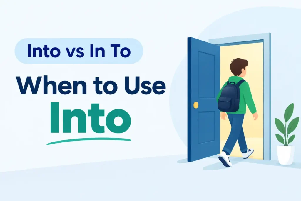 Into vs In To: How to Use Each Correctly in 2026