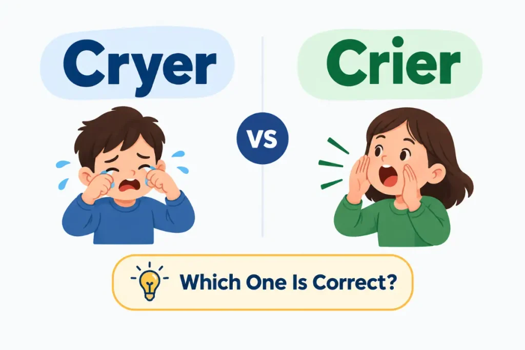 Cryer vs Crier: Which One Is Correct? A clear guide to the two terms.