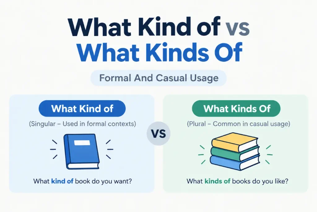 What Kind of vs What Kinds Of: Formal and Casual Usage