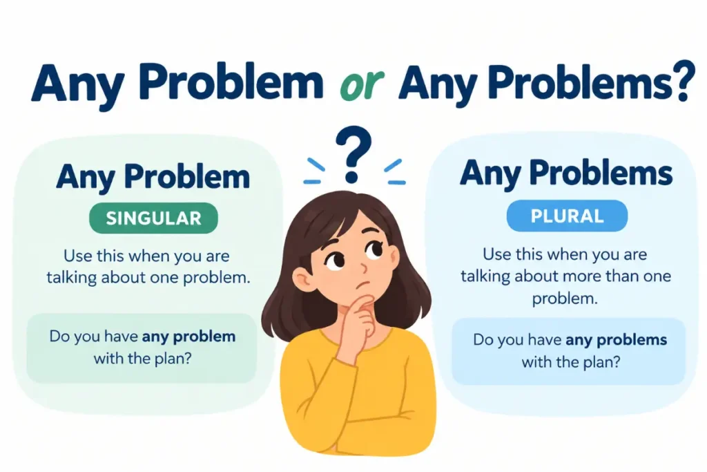 Any Problem or Any Problems Which Is Correct (2026 Guide)