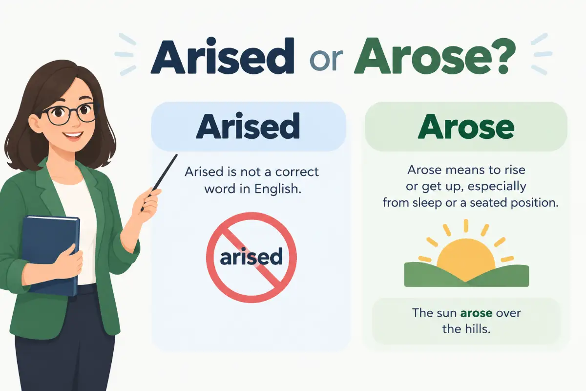 Arised or Arose: 5+ Key Differences Explained (2026 Guide)