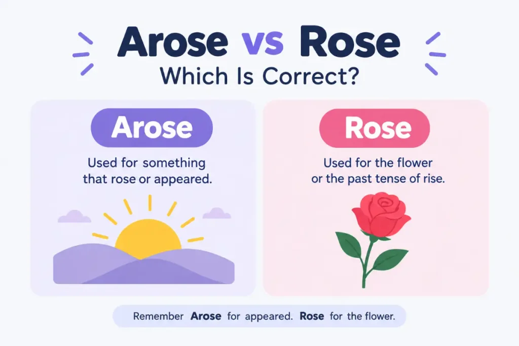 Arised or Arose: Learn the Difference With Clear Examples