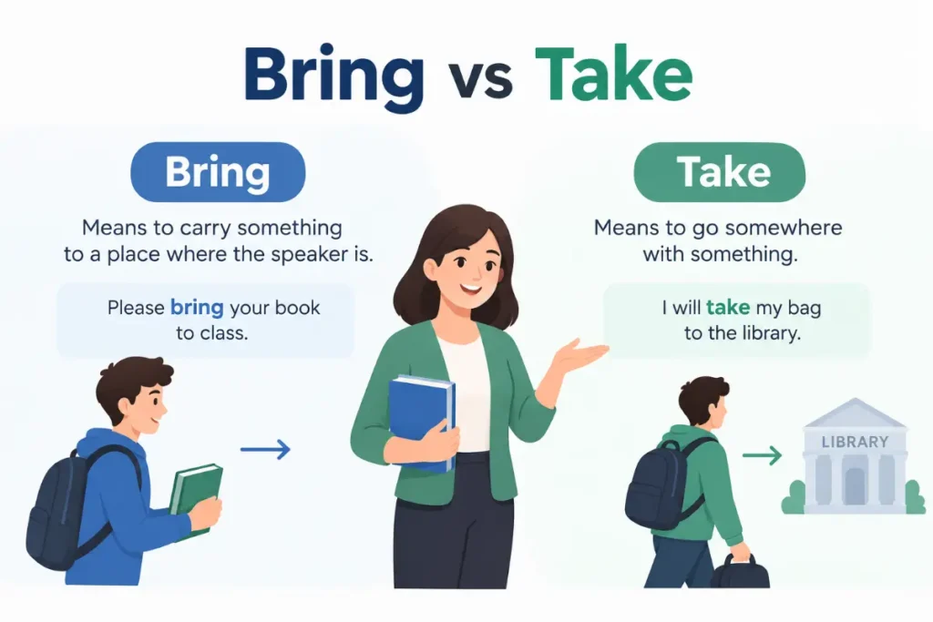 Bring vs Take: 9 Simple Rules to Get It Right (2026)