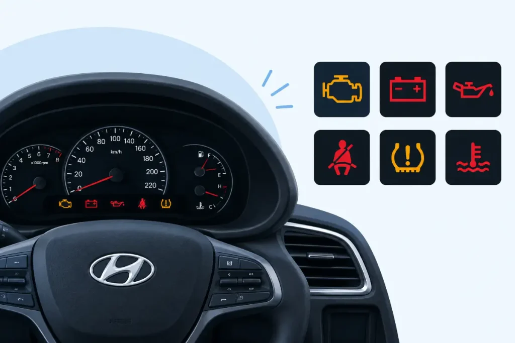Car Dashboard Symbols and Meanings Hyundai: A guide to common warning lights