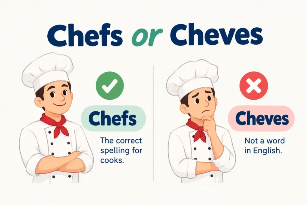 Chefs or Cheves Which Spelling Is Correct (2026 Guide)
