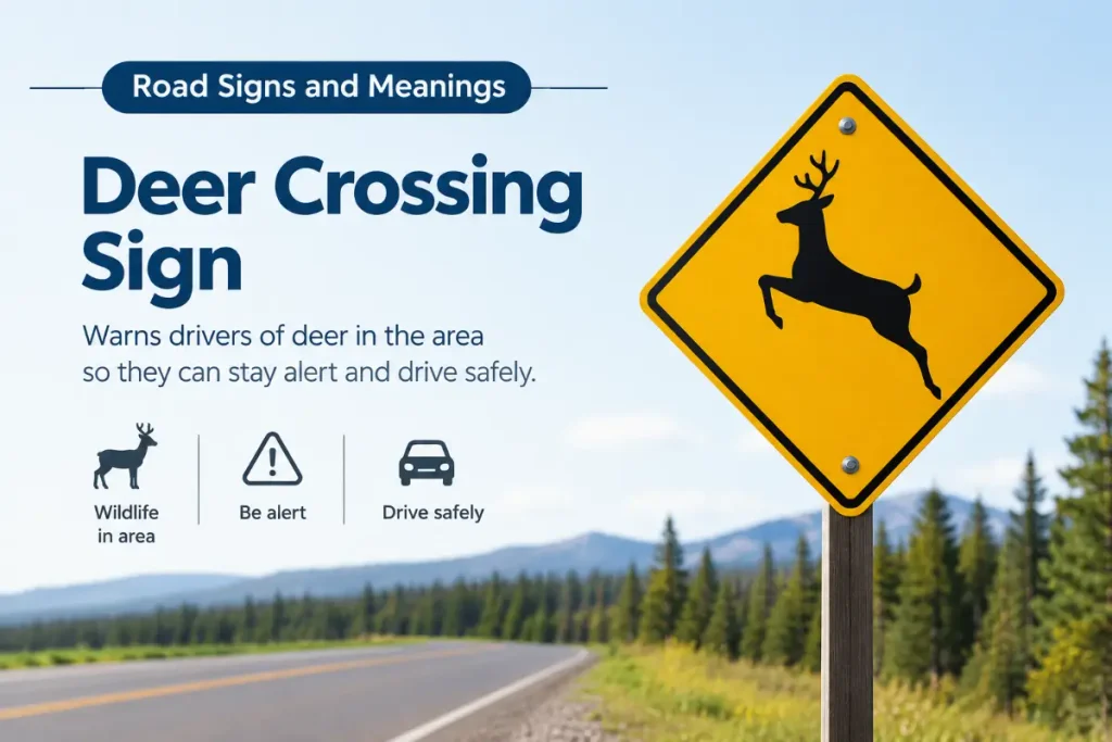 Road Signs and Meanings: Deer Crossing Sign Safety Tips
