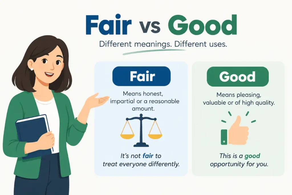Fair vs Good: Which Word Should You Use? (2026 Guide)