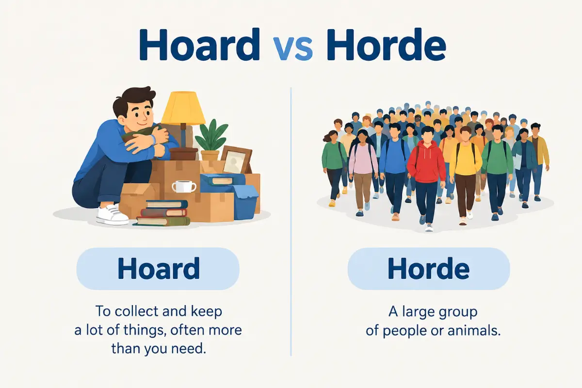 Hoard vs Horde Meaning and Examples (2026 Guide)