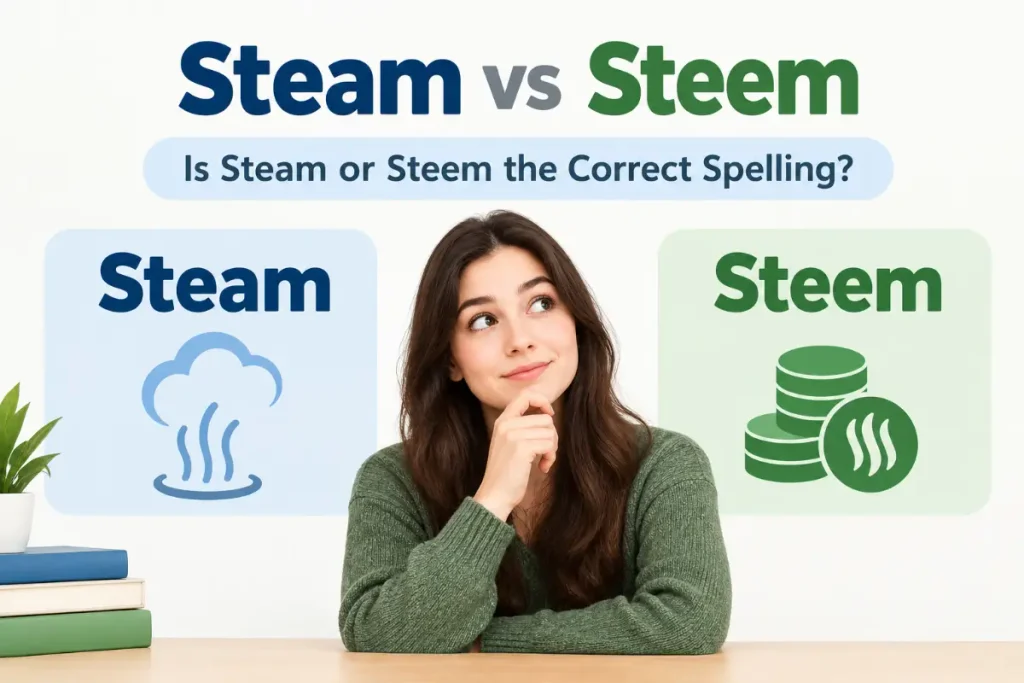 Steam vs Steem: Learn the correct spelling and meaning.