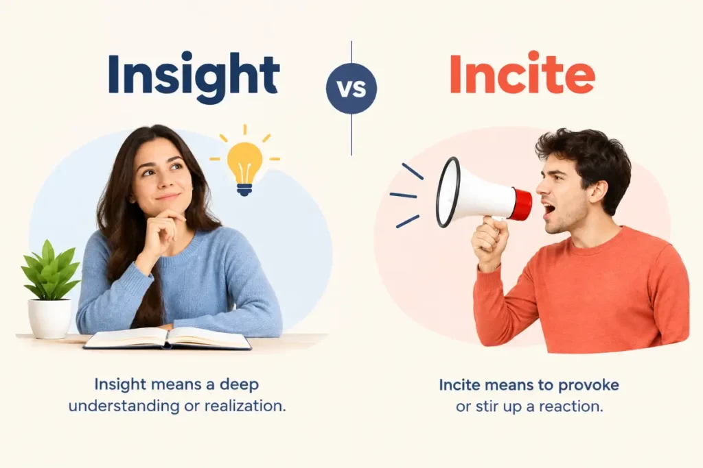 Insight vs Incite: 5 Simple Differences Explained (2026)