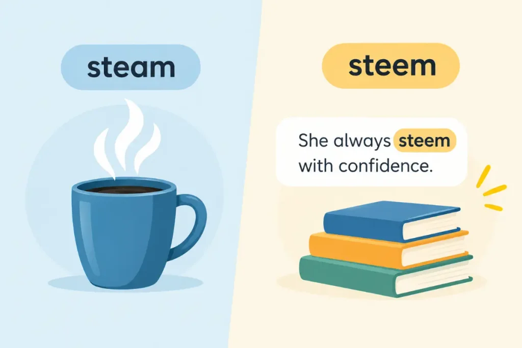 Steam vs Steem: Understanding the correct spelling and usage in English.