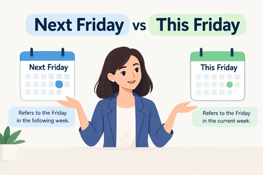 Next Friday vs This Friday: What Is the Difference? (2026 Guide) - Vocablyy