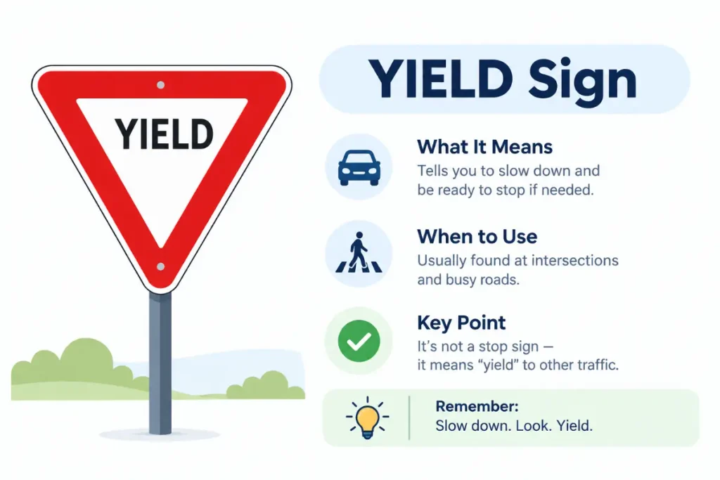 Road Signs and Meanings YIELD Sign