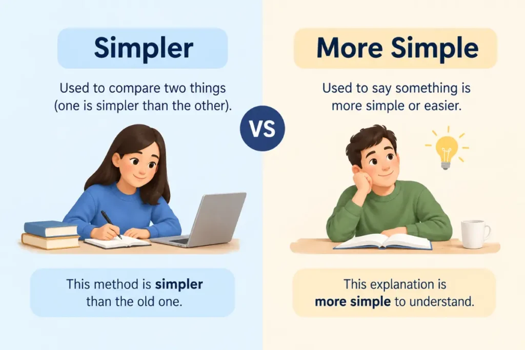 Simpler vs More Simple: 17 Easy Grammar Rules to Know (2026)