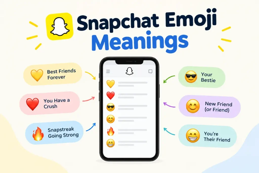 Snapchat Emoji Meanings and What Each Symbol Tells You (2026)