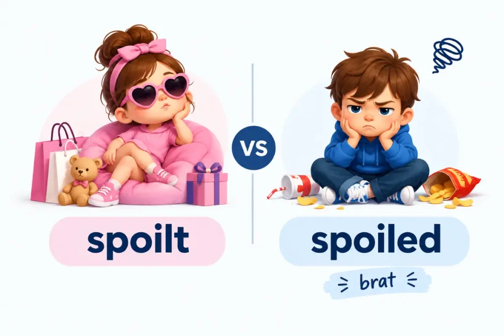 Spoilt vs Spoiled: Understanding the difference between the two spellings.