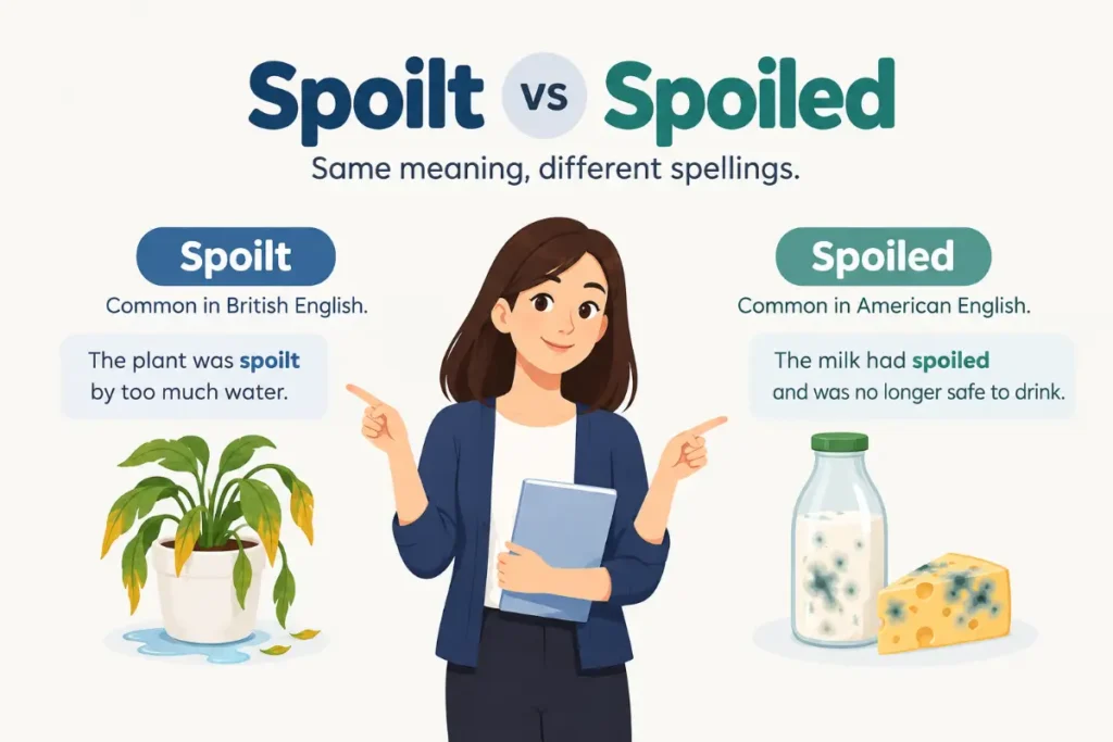 Spoilt vs Spoiled: 15 Key Differences Explained (2026 Guide)