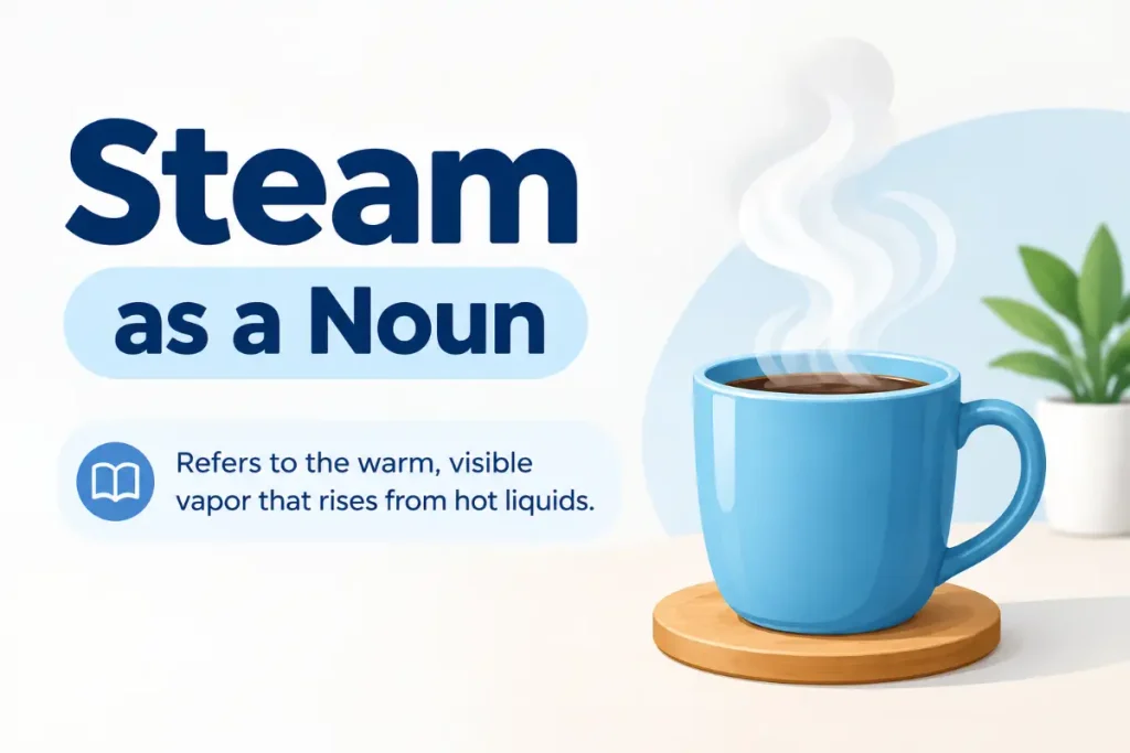 Steam vs Steem: Understanding the correct noun usage of steam.