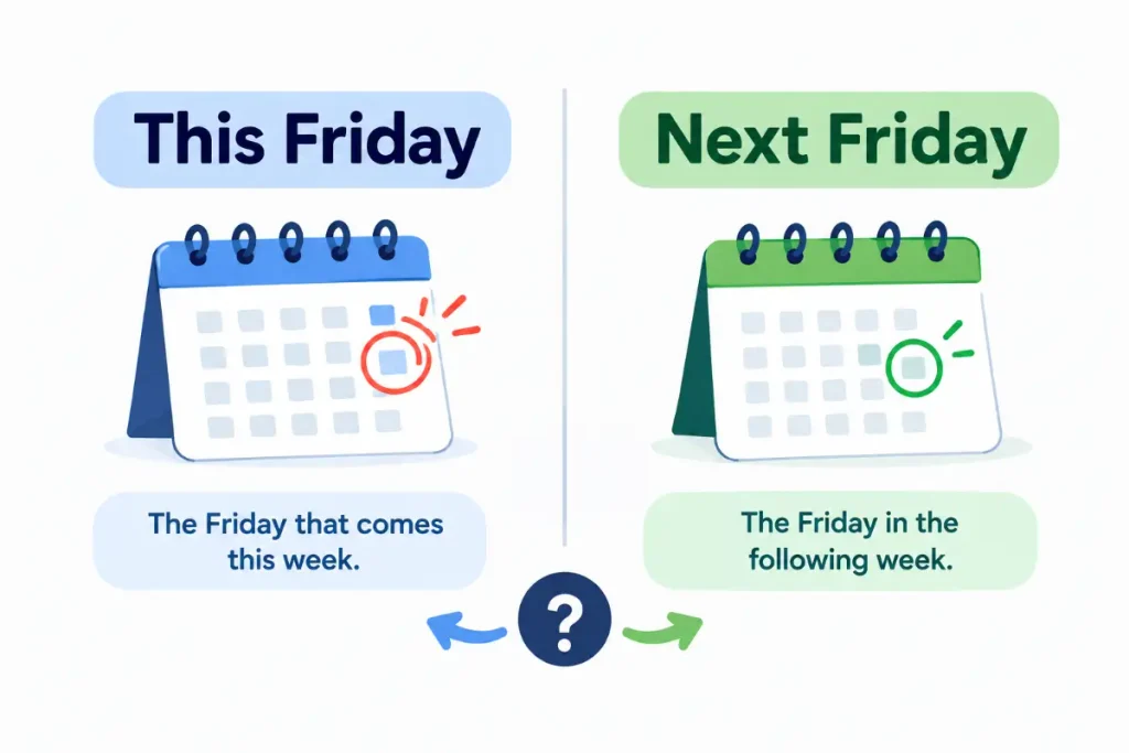 Next Friday vs This Friday: What Is the Difference? (2026 Guide)