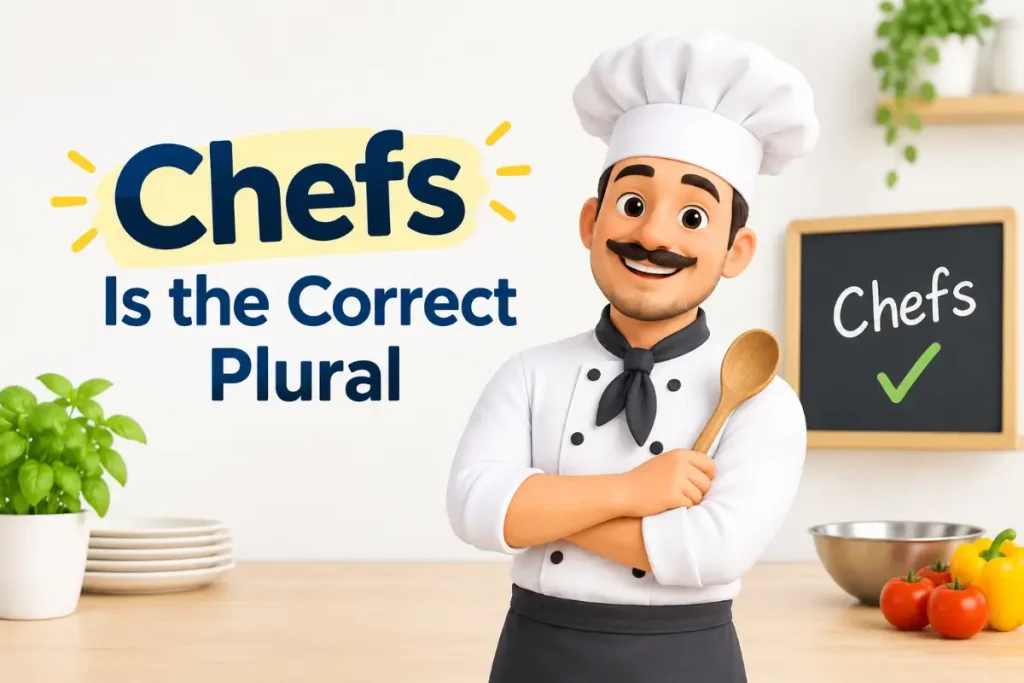 Chefs or Cheves: Why “Chefs” Is the Correct Plural.