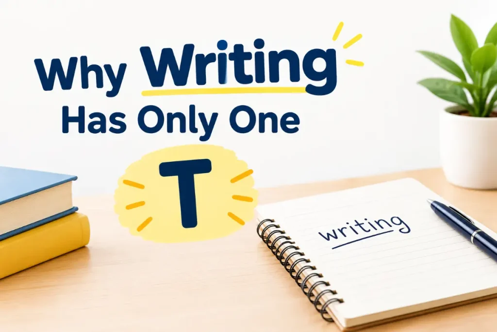 Writing or Writting: Why “Writing” Has Only One T.