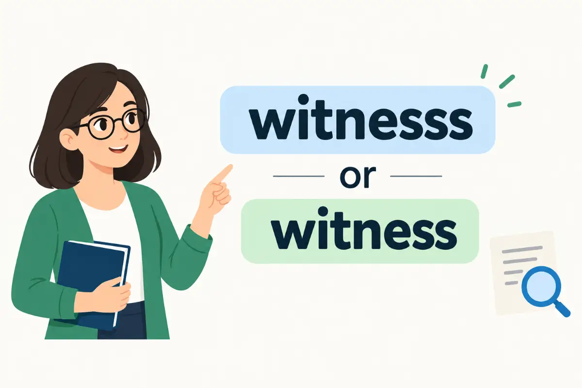 Witness or Witnesss? The Correct Spelling and Usage (2026)
